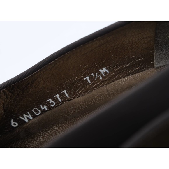 Stuart Weitzman Pumps Womens 7.5 Brown Fabric Square Toe Career Heels Slip On - Picture 7 of 14